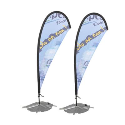 China Factory Wholesale Custom Promotional FLYING Beach Teardrop Flag for sale