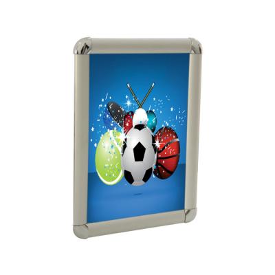 China Advertising Display Banners 25mm A3 A4 Snap Aluminum Frame for sale