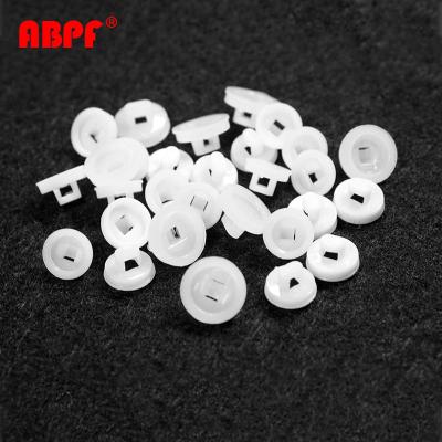 China Dry Cleaning Custom High Quality Fancy Leg Button Parts Plastic Cutlery Accessories for sale