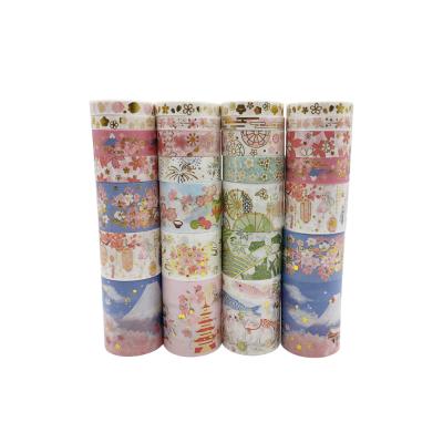 China 30 la historieta japonesa Washi que enmascara adhesivo de los diseños 7pcs/Box Kawaii graba para la decoración de Scrapbooking del diario de la bala en venta