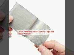 Carton Sealing Essential Cloth Duct Tape with Rubber Adhesive