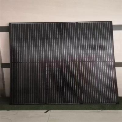 China Full Black 340w 360w 380w 400w With Back View Black Sheet High Efficiency Solar Panels OEM Orders 166mmx166mm for sale