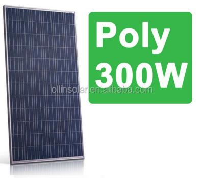 China Home System A grade 300w solar poly solar panels for home power system with cheap price for sale