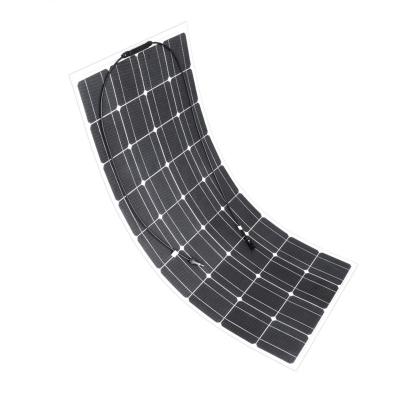 China 18v Solar Power System 100w Mono Flexible Electric Solar Panel 100w Solar Car Solar Power Systems Off Grid for sale