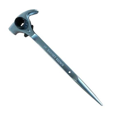 China 4 in 1 scaffold wrench 19 x 22 mm, with hammer and nail puller function for sale