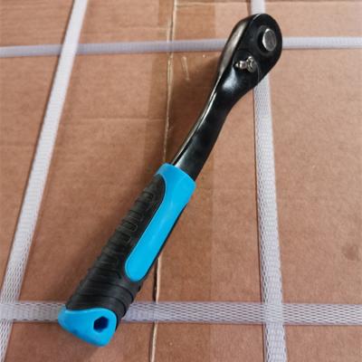 China 72Teeth ALLOY 800NM Torque 800NM Quick Release Ratchet Wrench Offset Handle Safe Type Ratchet for sale