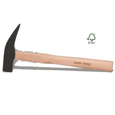 China Covering Nordic Type Environmental Friendly Black Hammer Head 600g Real Hickory Handle Hammer Covering Hammers for sale