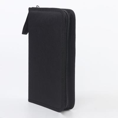 China Large Capacity 80 Oxford Cloth CD Cases Cde-80 Capacity Heavy Duty Cd Wallet Portable Cd Carry Case for sale