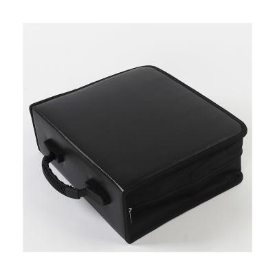 China New Heavy Duty Wear Resistant Shockproof Portable CD Carry Case Black 240 Large Capacity Leatherette for sale