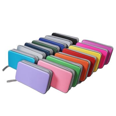 China Plastic Large Capacity 80 Disc CD Cases Widened Holder Dvd Case Storage Wallet Vcd Organizer Faux Leather Bag for sale