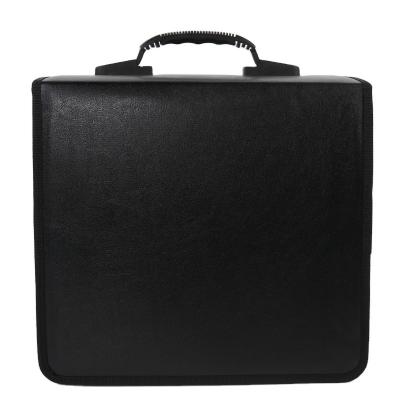 China Fashionable Custom Flat Large Capacity CD Cases 400 Capacity Nylon Cd/dvd Binding Case 400 Disc Holder Storage Cd Case Bag for sale