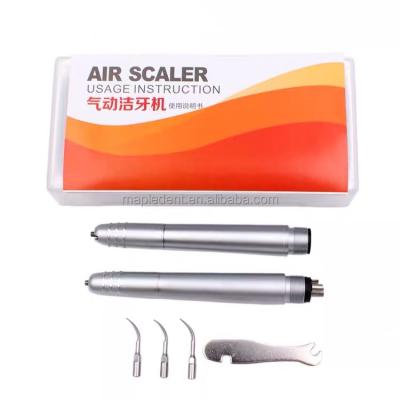 China Metal 2 Holes / 4 Holes Dental Air Scaler With 3pcs Scaling Tips for sale