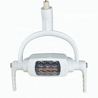 China Plastic shadowless working dental led sensor lamp with 6 bulbs for sale