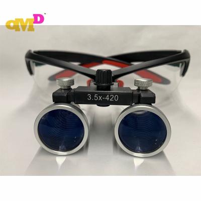 China 2.5X 3.5X Loupes Dental Surgical Binocular Loupe Without Light And Battery Black Box/Paper Box for sale