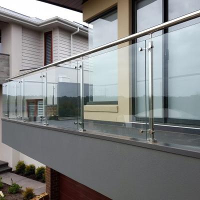 China Modern Design Stainless Steel Balcony Stair Railing And Balustrade Fittings Modern Glass Systems for sale