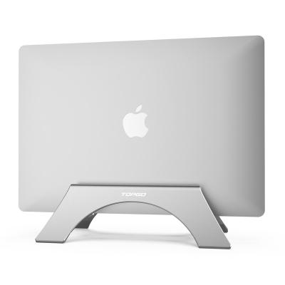 China Vertical Stable Laptop Stand, TOPGO Laptop Stand [Space Saving and Firmly Stable] for Desktop Compatible with MacBook and Other Notebooks for sale