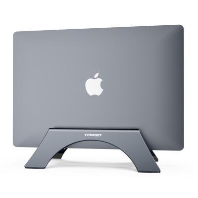 China Vertical Stable Laptop Stand, TOPGO Laptop Stand [Space Saving and Firmly Stable] for Desktop Compatible with MacBook and Other Notebooks for sale