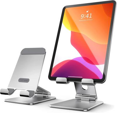 China (Other) Adjustable Adjustable Tablet Stand for Desk, [Ergonomic and Flexible and Portable] TOPGO Tablet Stand Foldable Stand for iPad pro for sale