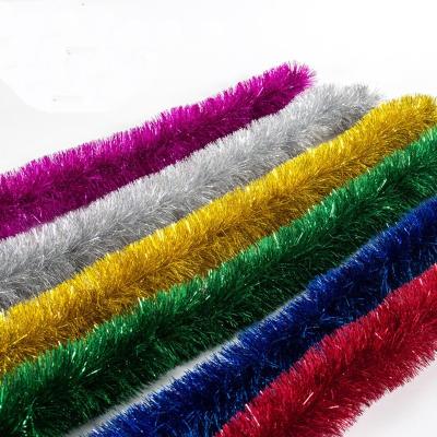 China Eco - Friendly Christmas Foil Tinsel Garland For Festival Party Decoration for sale