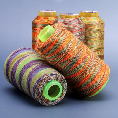 China Eco-friendly 3000Yards Polyester Sewing Yarns 20s/3 Spun Lines 100G for sale