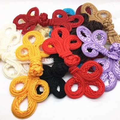 China COOMAMUU Viable Large Traditional Handcraft Decor Buttons Classic Chinese Frog Closure Buttons Knot Tie For Cheongsam Tang Suits for sale