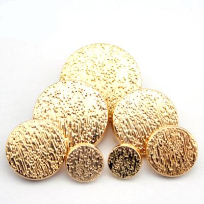 China COOMAMUU 15MM Viable Metal Gold Buttons For Coat Clothing Suit Fastener Plating Metal Buttons Sewing Supplies for sale