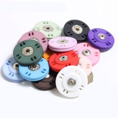 China Durable 22MM Snaps Buttons Push Button Fasteners Covered Button Ultra Thin DIY Sew Clothing Accessories for sale