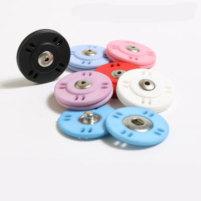 China Durable 20MM Snaps Buttons Ultra Thin Push Button Fasteners Covered Button DIY Sew Clothing Accessories for sale