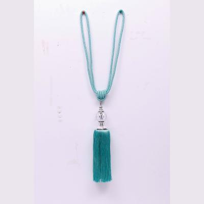 China Wholesale Hanging Fashiontable Tassel Fringe Curtain Tie Rope Crystal Pendant for sale