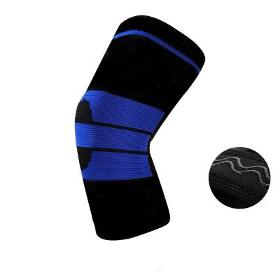 China Silicone Knee Pads Brace Support Bar Knee Support Sleeve Band Nylon Anti-skid Heater Protector for sale