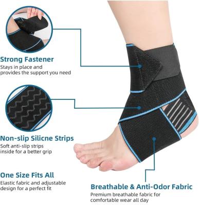 China Performance Support Sports Hot Protector Foot Ankle Guard Elastic Band Wrap Straps Stabilizer Arch Support for sale