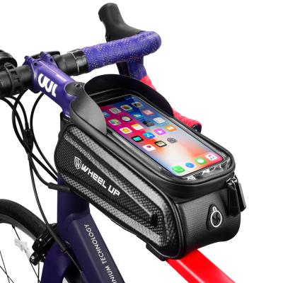 China Polyester Bike Beam Bag Water Resistant Bicycle Phone Bag Bike Frame Recycling Bag for sale