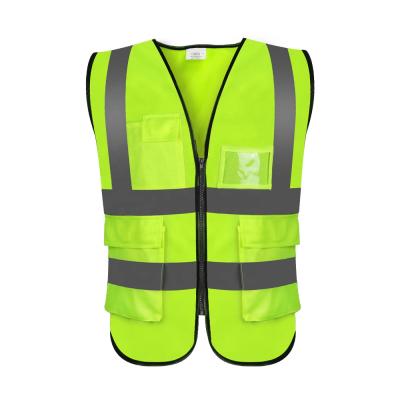 China Vis Vest Jacket High Visibility Breathable High Visibility Water Proof Safety Vest Hi Reflective Clothing for sale