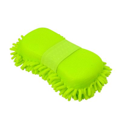 China 16*28cm Chenille Sponge Sponge Car Wash Non-scratch Non-scratch Wash Sponge for sale