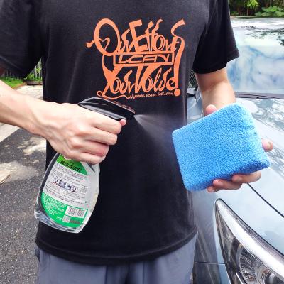 China Microfiber Microfiber Car Applicators 13.5*10*3.5Cm Car Wax Detailing Polish Pad for sale