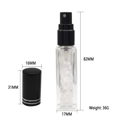 China Personal Care Factory Price Crystal Oil Perfumes Bottle 10Ml Crystal Roll On Bottle Essential Oil Bottle for sale