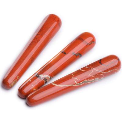 China Body Pleasure Red Jade Wand Natural Obsidian Wand Massager Japan AV Massage Magic Wand for sale