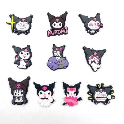 China Custom Seller Custom Fang Clog Kawaii Cartoon Fang Charms Kuromii Shoe Charms Fit For Kids Shoe Accessories Shoe Lace Charms for sale