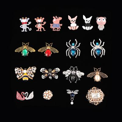 China Hoop charm animal rock heavy metal chain charms decoration accessories suitable for croc shoe lace bracelet for sale