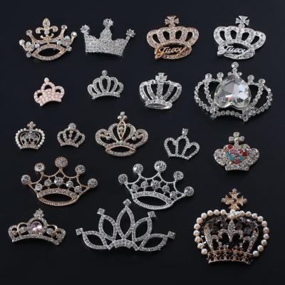 China Clog Charms Wholesale High Quality New Products Metal Crown Shoe Charms Decoration Accessories For Croc Shoes for sale