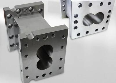 China Volle Schrauben-und Fass-HDPE-Extruder-Ersatzteile Intermeshing bimetallische zu verkaufen