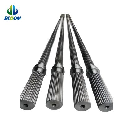 China Super Anti Wear Plastic Extruder Accessories Screw Shaft For Masterbatch And Polymer Production for sale