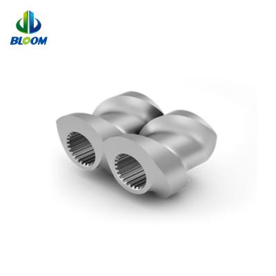 China Parallel Co-Rotating Twin Screw Plastic Extruder Nickel Alloy Screw For PEEK Production for sale
