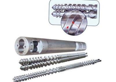 China Bimetallic Extruder Screw Barrel With High Performance Backing for sale