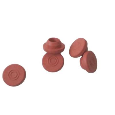 China Non Spill Medical Vial Stopper 20mm Butyl Rubber Rubber Stoppers for sale