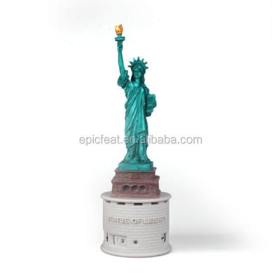 China Statue of Liberty USA Souvenires Speaker Figurine Statue of Liberty Wireless for sale