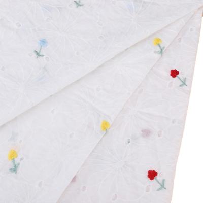 China 80% Cotton 20% Polyester Breathable Luxury Customized Embroidered Fabric For Bed Sheet for sale