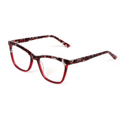 China Eyewear I-PACK Customized Beautiful Eyeglasses Frames High Quality Acetate Optical Glasses for sale