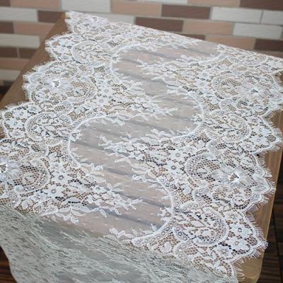 China DELACE handmade multicolor nature flower figure fabric embroidery eyelashi lace for wedding dresses women lace for sale