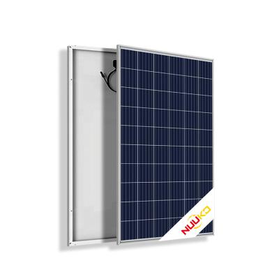 China Best Price NUUKO Poly Solar Panel 280W Moduls 275W Solar Panel 285W 156.75mmx156.75mm 270W PV Solar Panel 60 Cells for sale